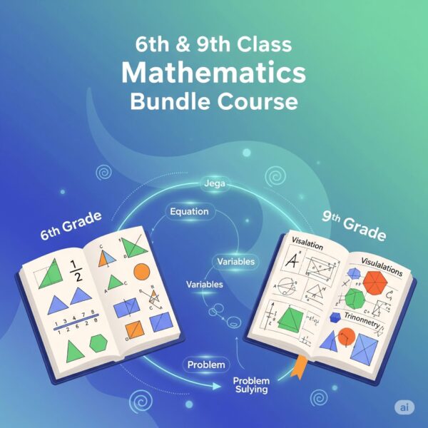 6th & 9th Math bundle course
